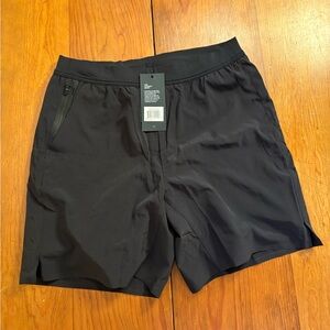 Ten Thousand Interval Short Liner 7IN Black Large Gym Workout Running